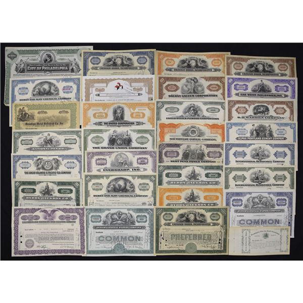 American Manufacturing, Utilities & Retail Share Collection, 1896 to 1967