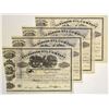 Image 1 : PA. Excelsior Oil Co., 1864, I/C Stock Certificate Quartet.