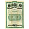 Image 1 : CO. Denver and California Short Line Railway Co., 1883, Specimen Gold Bond Rarity