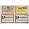 Image 1 : CO. Denver and Rio Grande Railroad CO., 1900 to 1920, I/C and I/U Stock Certificate Quartet.