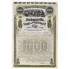 Image 1 : FL. Jacksonville, Tampa and Key-West Railway Co., 1890, I/U Gold Coupon Bond.