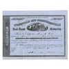 Image 1 : IN. Evansville and Crawfordsville Rail Road Co., 1876, Issued Stock Certificate.