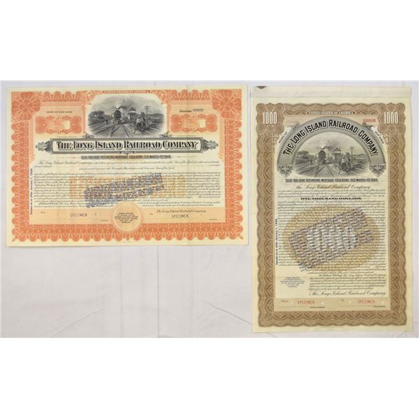 NY. Long Island Railroad Co , 1903 (Reissued  in 1934 with Going off the Gold Standard Claus), Speci