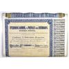 Image 1 : Spain. Ferrocarril y Minas de Burgos, 1920 I/U Share Certificate Lot of 50 Certificates