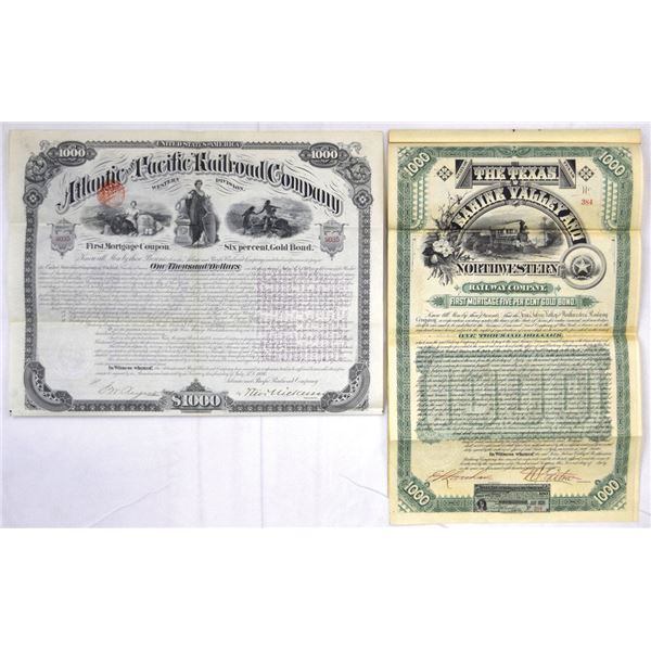 Atlantic & Pacific Railroad Co. and Texas Sabine Valley & Northwestern Railway Co., 1880 & 1888, I//