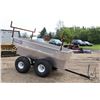 Image 1 : 4 wheel ATV wagon, all aluminum construction. Comes with pin and ball hitch