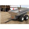 Image 4 : 4 wheel ATV wagon, all aluminum construction. Comes with pin and ball hitch