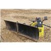 Image 1 : Polaris 54" wide adjustable plow blade to fit Lot 1. Comes with winch and mounting brackets
