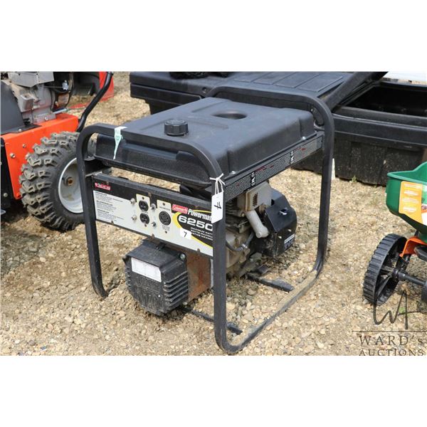 Coleman Powermate 6250 10hp generator, bought for Y2K, never run. Not running at time of catalouging