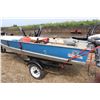 Image 11 : Prowler 14' aluminum boat, Serial 243014, with Evinrude 15hp motor, Serial 7006722, not tested at ti