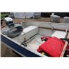 Image 6 : Prowler 14' aluminum boat, Serial 243014, with Evinrude 15hp motor, Serial 7006722, not tested at ti