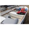 Image 7 : Prowler 14' aluminum boat, Serial 243014, with Evinrude 15hp motor, Serial 7006722, not tested at ti