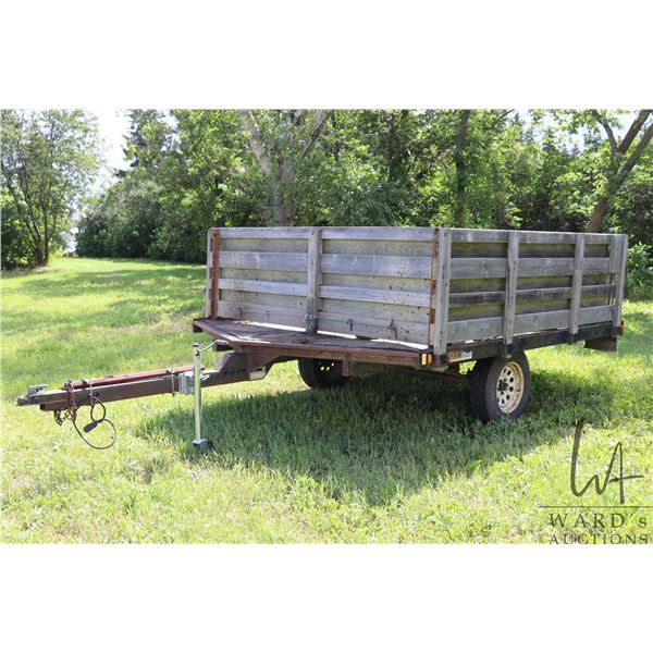 1999 Road Sport snowmobile/ATV trailer manufactured by Dyson Trailers with pull out ramp, used as ut