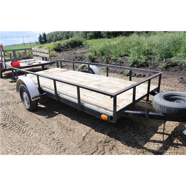 131" x 55" utility trailer, 13" wheels