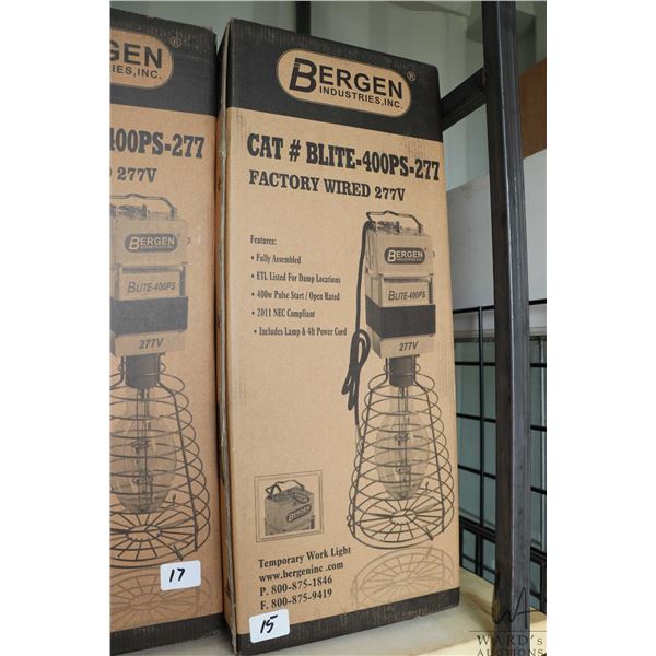 Bergen Industries CAT # B:LIE-400PS-277 work lite, tapable for all voltages, factory wires for 277V