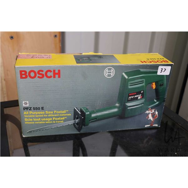 Bosch PFZ 550 E all purpose saw foxtail reciprocating saw, working at time of catlouging