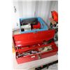 Image 1 : Large selection of hand tools including 1/2" drive torque wrench, AC charge kit, assorted pullers, r