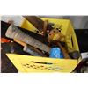 Image 2 : Selection of tools including hammers, saws, adjustable wrenches, etc.