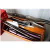 Image 2 : Two containers of assorted scrap metal and bar stock