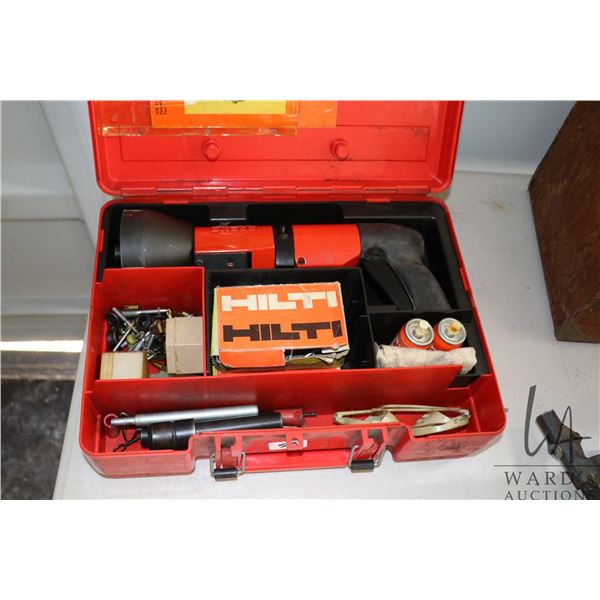 Hilti DX600N explosive actuated heavy duty fastener for concrete and metal, comes with hardware, she