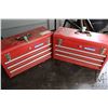 Image 1 : 2 Mastercraft 3 drawer tool boxes 20-1/2" wide x 12" tall x 9" deep, appear unused