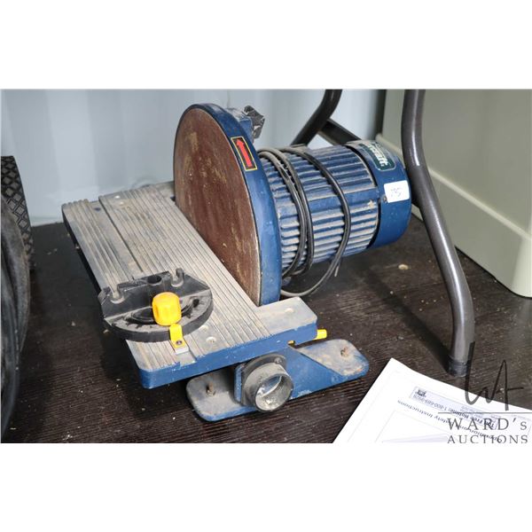 Mastercraft 12" disk sander with sliding fence and tilting work surface, includes original manual, w