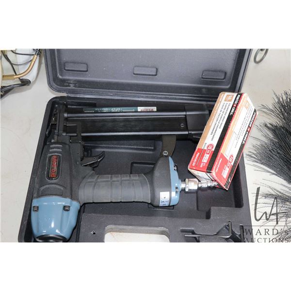 ProPoint 18g 2" air powered brad nailer with fitted case and a new full box of 18g staples