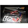 Image 14 : Set of Sears Craftsman 9 drawer cabinets and contents including socket sets, screwdrivers, pliers, h