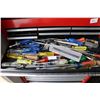 Image 5 : Set of Sears Craftsman 9 drawer cabinets and contents including socket sets, screwdrivers, pliers, h