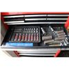 Image 6 : Set of Sears Craftsman 9 drawer cabinets and contents including socket sets, screwdrivers, pliers, h