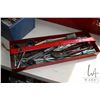 Image 2 : 2 metal tool boxes and contents including wrenches, adjustable wrenches, pliers, files, hammers, etc