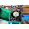 Image 4 : Selection of diagnostic tools including digital multimeter, digital thermometer, vacuum gauge, stud 