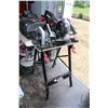 Image 1 : Jobmate 8-1/4" compound mitre saw, Craftsman 7" circular saw, and a Jobmate folding work vice