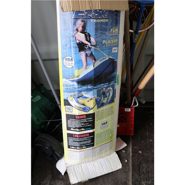 Airhead EzSki inflatable water ski trainer with tow rope