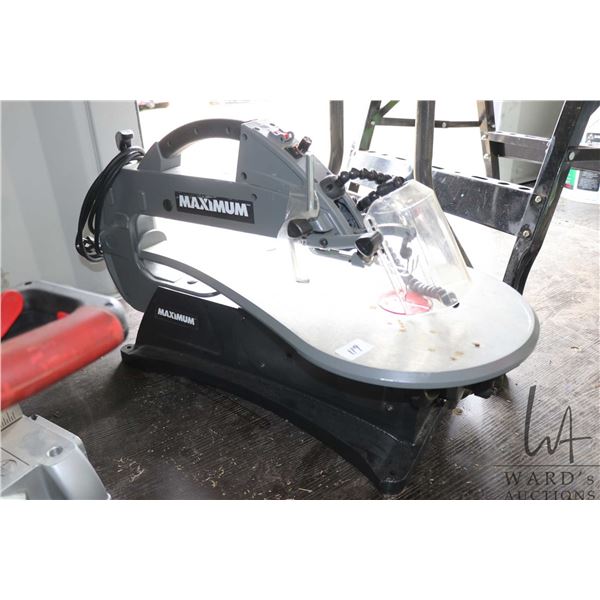 Maximum Model 055-6706-6 Scroll Saw, working at time of catalouging