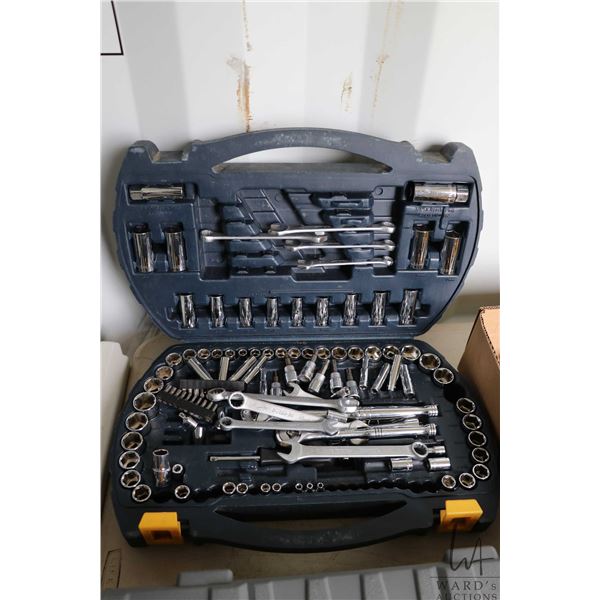 Mostly complete set of Mastercraft hand tools and sockets