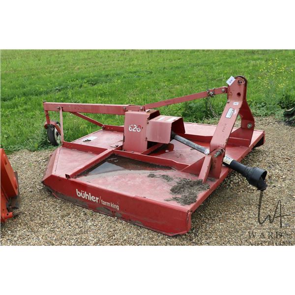 Buhler/Farm King model 620 3 point hitch PTO drive mower, 72" wide