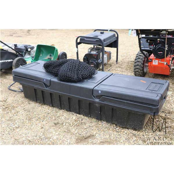 Tuff-Box 2 door truck bed storage box plus cargo net