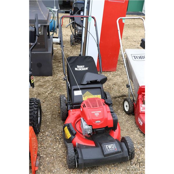Craftsman M230 163cc front wheel drive lawn mower, working at time of catalouging