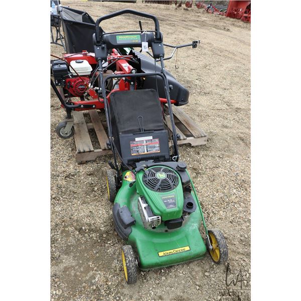 John Deer Mowmentum drive system JS48 gas power lawn mower, not working at time of catalouging