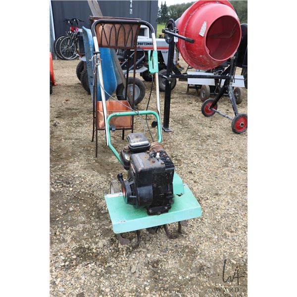 Co-Op Turf Til 18" 3hp gas powered rototiller, working at time of catalouging