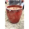 Image 1 : Large glazed plant pot, 21" deep, 21" diameter