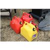 Image 1 : 3 gas and 1 diesel fuel cans