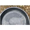 Image 3 : Glazed pottery planter, 12" tall, 14" diameter, includes matching tray