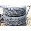 Image 2 : Set of 4 General Grabber APT Mud and Snow tires, 265/60R18 mounted on Infinity factory rims