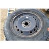 Image 3 : Set of 4 Hancook Pike RW11 snow tires, P265/65R18 on steel rims