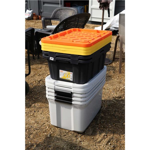 Selection of storage bins