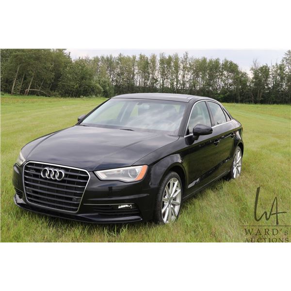 2016 Audi A3 Quatro 2l, automatic transmission, Bang and Olufsen sound system, black exterior and in