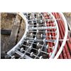 Image 2 : 2 9" Scaffold X braces and 2 8' scaffold X braces, and an aluminum rolling corner