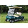 Image 1 : The Tradition Club Car 2 seater gas powered golf cart, includes rain cover, runs and drives VIN AGO5